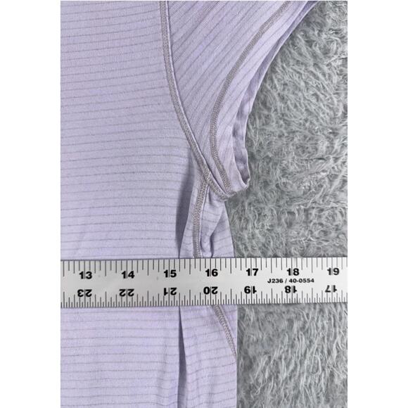 Lululemon Women’s Another Mile SS Tee In Heathered Sheer Lilac Size 4 - Picture 11 of 11